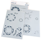 Floral Kaleidoscope stencil
